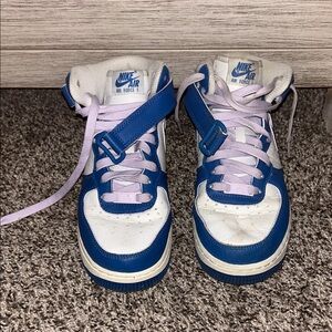Nike Kids Sneakers - Blue and White